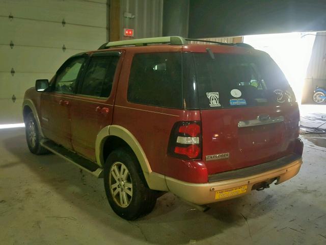 1FMEU74E96UB66457 - 2006 FORD EXPLORER E BURGUNDY photo 3