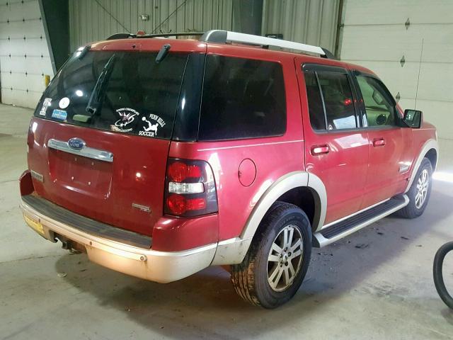 1FMEU74E96UB66457 - 2006 FORD EXPLORER E BURGUNDY photo 4