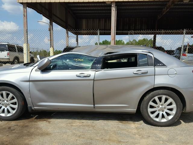 1C3CCBBBXDN600701 - 2013 CHRYSLER 200 TOURIN GRAY photo 10