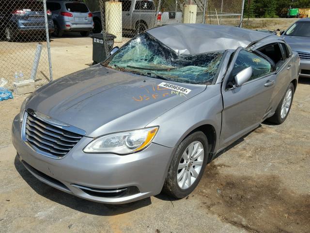 1C3CCBBBXDN600701 - 2013 CHRYSLER 200 TOURIN GRAY photo 2