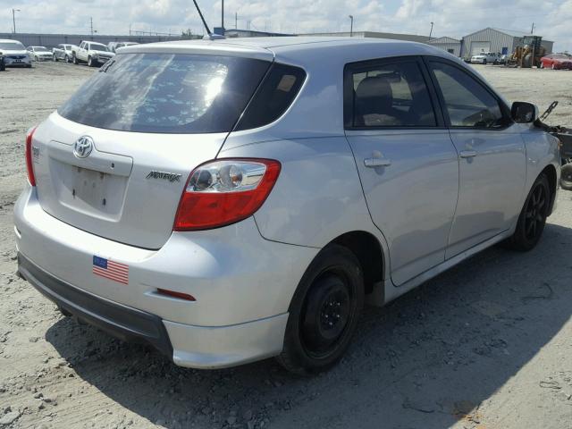 2T1KU4EE6AC274710 - 2010 TOYOTA COROLLA MA SILVER photo 4