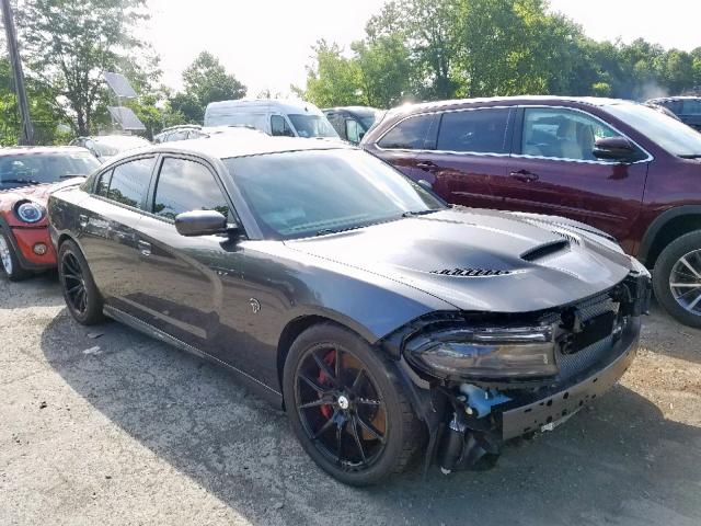 2C3CDXL94JH220473 - 2018 DODGE CHARGER SR GRAY photo 1