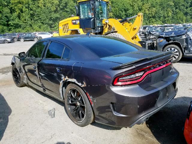 2C3CDXL94JH220473 - 2018 DODGE CHARGER SR GRAY photo 3