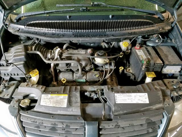 1D4GP25E96B645546 - 2006 DODGE CARAVAN SE GREEN photo 7