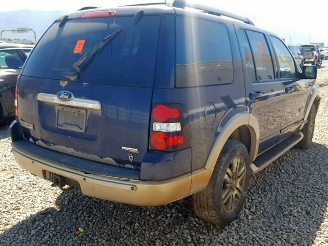 1FMEU74826ZA01959 - 2006 FORD EXPLORER E BLUE photo 4