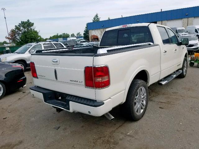 5LTPW18557FJ05141 - 2007 LINCOLN MARK LT WHITE photo 4