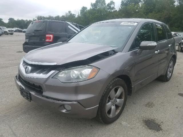 5J8TB18568A007328 - 2008 ACURA RDX TECHNO GRAY photo 2