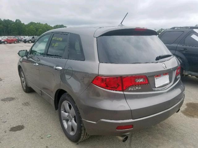 5J8TB18568A007328 - 2008 ACURA RDX TECHNO GRAY photo 3