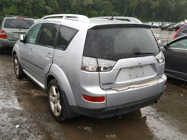 JA4MT41X99Z003090 - 2009 MITSUBISHI OUTLANDER SILVER photo 3