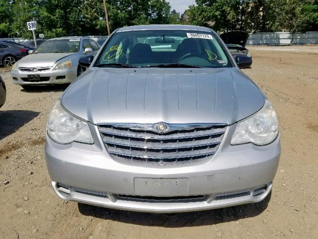 1C3LC46J88N142854 - 2008 CHRYSLER SEBRING LX SILVER photo 9