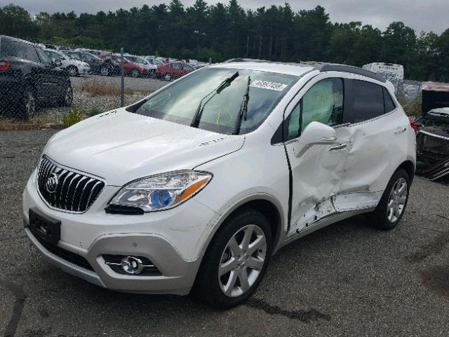 KL4CJHSB7FB170466 - 2015 BUICK ENCORE PRE WHITE photo 2