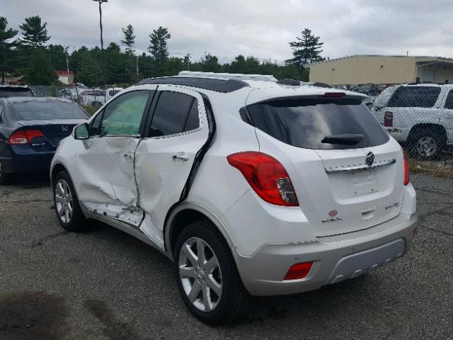 KL4CJHSB7FB170466 - 2015 BUICK ENCORE PRE WHITE photo 3