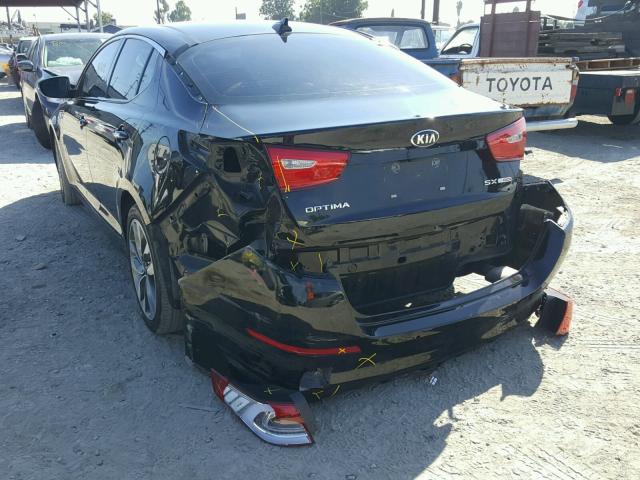 5XXGR4A68FG364995 - 2015 KIA OPTIMA SX BLACK photo 3