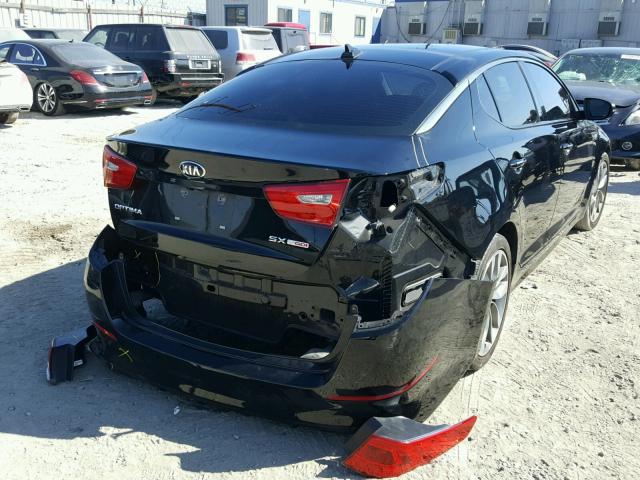 5XXGR4A68FG364995 - 2015 KIA OPTIMA SX BLACK photo 4