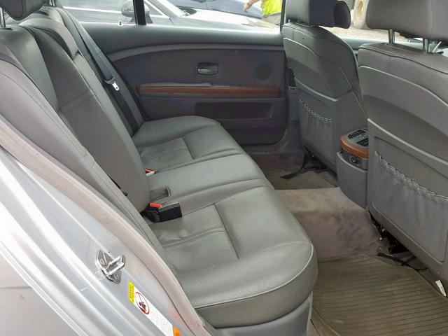 WBAGN63473DS43672 - 2003 BMW 745 LI SILVER photo 6