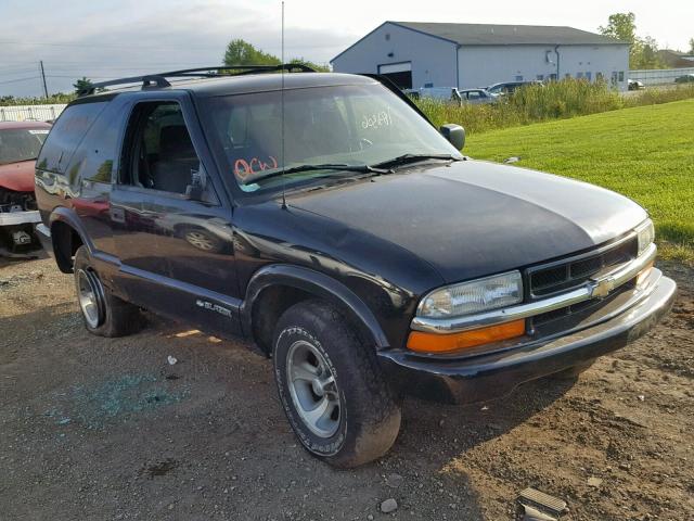 1GNCS18WX2K139492 - 2002 CHEVROLET BLAZER BLACK photo 1