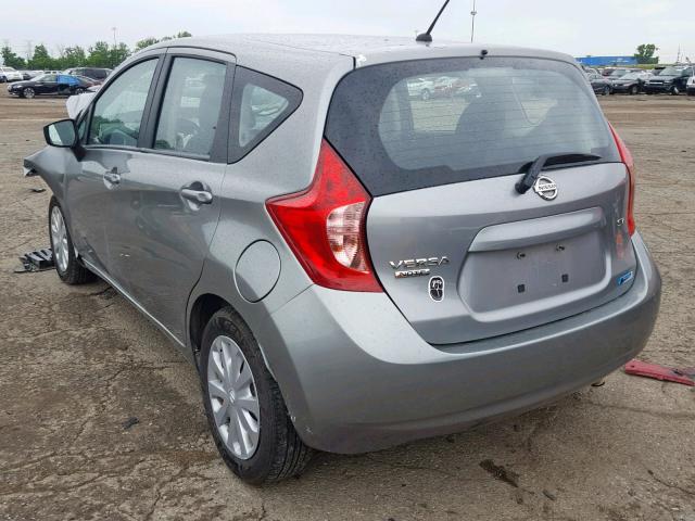 3N1CE2CP2FL403513 - 2015 NISSAN VERSA NOTE GRAY photo 3