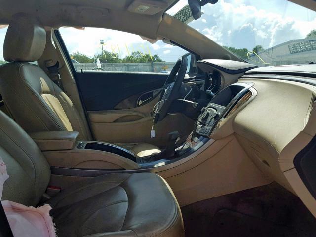 1G4GC5ED7BF321012 - 2011 BUICK LACROSSE C BEIGE photo 5