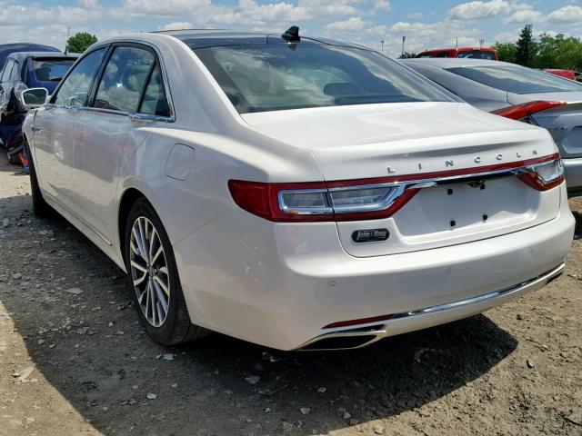 1LN6L9SK5J5614661 - 2018 LINCOLN CONTINENTA WHITE photo 3