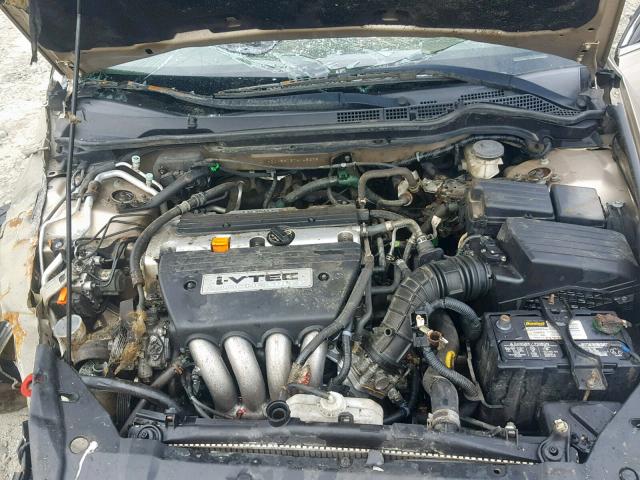 1HGCM56737A145395 - 2007 HONDA ACCORD EX TAN photo 7