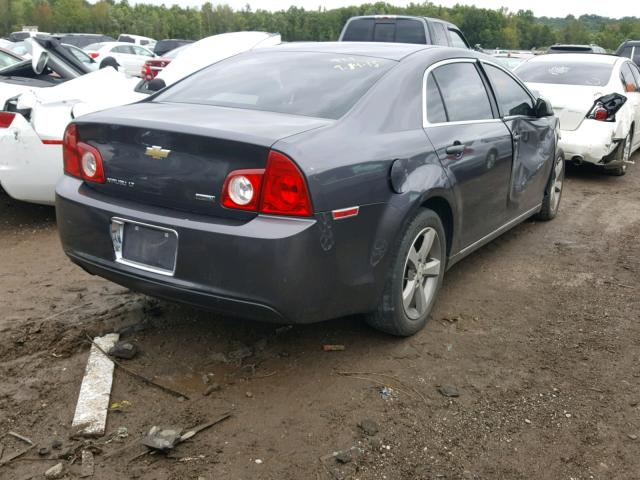 1G1ZC5EU7BF122466 - 2011 CHEVROLET MALIBU 1LT GRAY photo 4