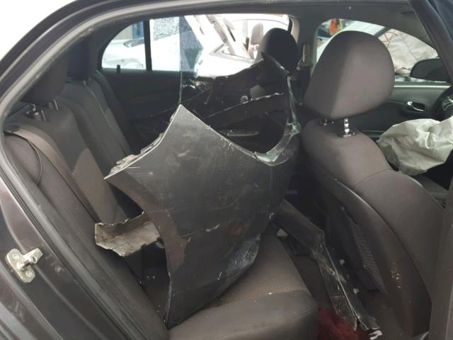 1G1ZC5EU7BF122466 - 2011 CHEVROLET MALIBU 1LT GRAY photo 6