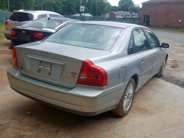 YV1TS92D041358379 - 2004 VOLVO S80 SILVER photo 4