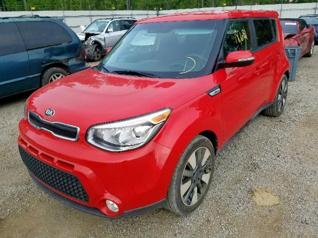 KNDJX3A58F7799361 - 2015 KIA SOUL ! RED photo 2