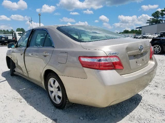 4T1BE46K08U261137 - 2008 TOYOTA CAMRY CE BEIGE photo 3