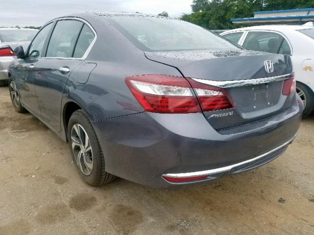 1HGCR2F3XHA304699 - 2017 HONDA ACCORD LX GRAY photo 3