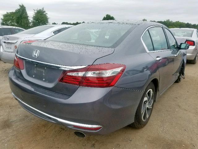 1HGCR2F3XHA304699 - 2017 HONDA ACCORD LX GRAY photo 4