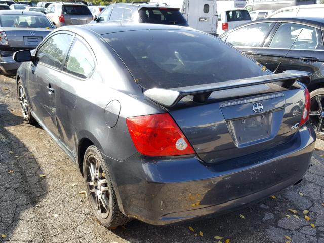 JTKDE177270156863 - 2007 TOYOTA SCION TC ვერცხლისფერი ფოტო 3