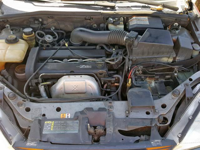 3FAFP31351R219561 - 2001 FORD FOCUS ZX3 GRAY photo 7