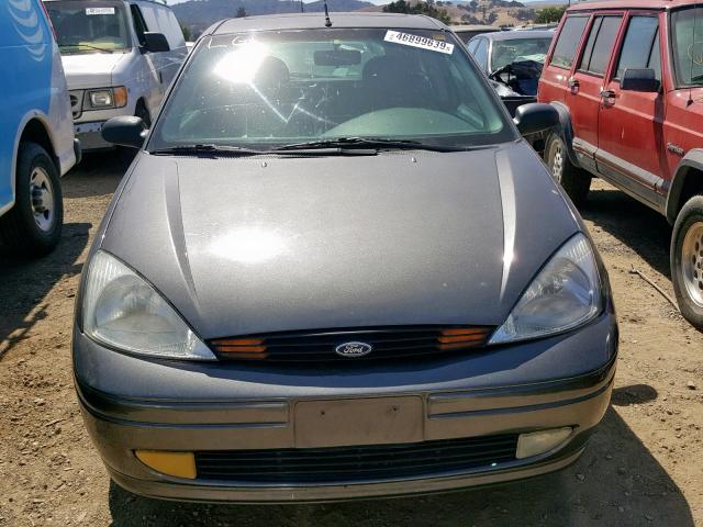 3FAFP31351R219561 - 2001 FORD FOCUS ZX3 GRAY photo 9