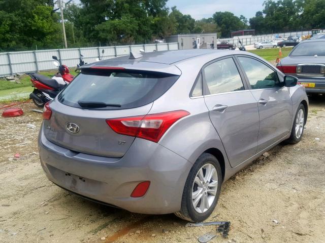 KMHD35LE3DU120124 - 2013 HYUNDAI ELANTRA GT SILVER photo 4