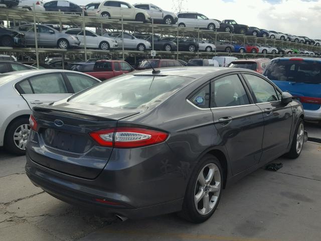 3FA6P0G73GR342342 - 2016 FORD FUSION S GRAY photo 4