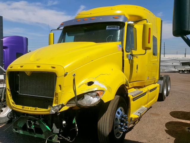 3HSCUAPR6AN240620 - 2010 INTERNATIONAL PROSTAR PR YELLOW photo 2