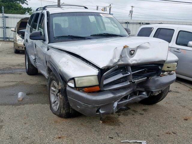 1B4HS38N82F208980 - 2002 DODGE DURANGO SP SILVER photo 1