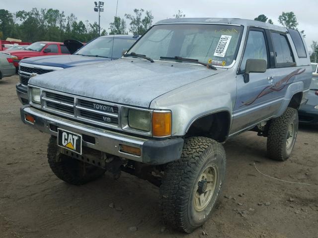 JT3VN66W3K0029859 - 1989 TOYOTA 4RUNNER VN BLUE photo 2