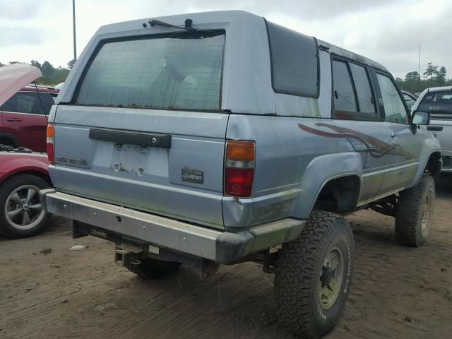 JT3VN66W3K0029859 - 1989 TOYOTA 4RUNNER VN BLUE photo 4