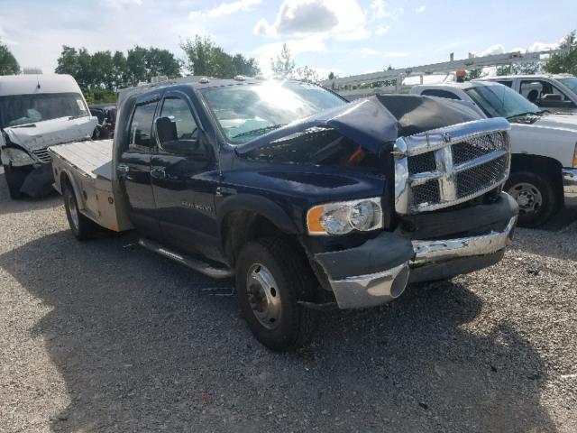 3D7MU48C63G852550 - 2003 DODGE RAM 3500 S BLUE photo 1