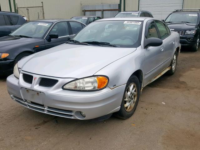 1G2NF52E24M501291 - 2004 PONTIAC GRAND AM S SILVER photo 2