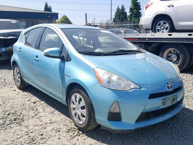 JTDKDTB33D1052082 - 2013 TOYOTA PRIUS C BLUE photo 1