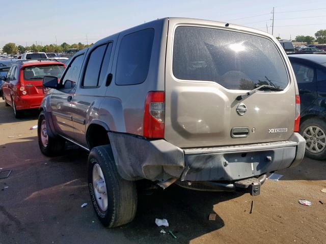 5N1ED28Y93C646488 - 2003 NISSAN XTERRA XE BROWN photo 3