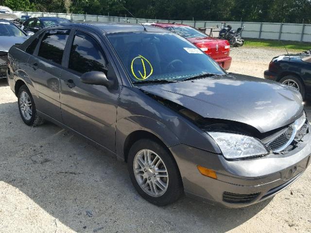1FAFP34N37W154079 - 2007 FORD FOCUS ZX4 GRAY photo 1