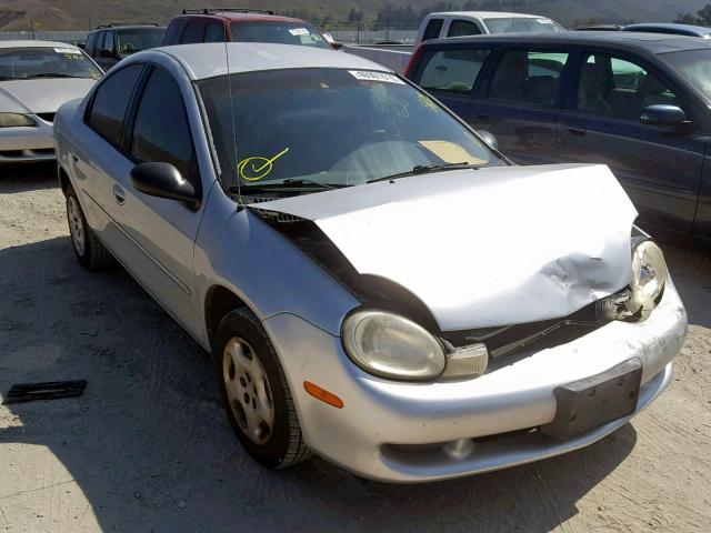 1B3ES46C71D223544 - 2001 DODGE NEON SE SILVER photo 1