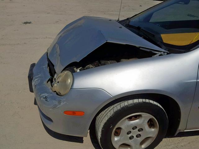 1B3ES46C71D223544 - 2001 DODGE NEON SE SILVER photo 9