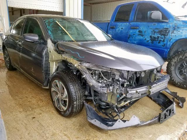 1HGCR2F31HA253237 - 2017 HONDA ACCORD LX GRAY photo 1