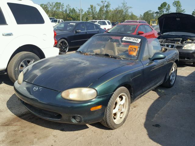 JM1NB3538Y0140183 - 2000 MAZDA MX-5 MIATA GREEN photo 2