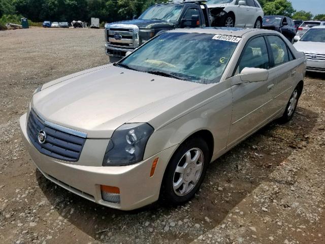 1G6DP577X70125789 - 2007 CADILLAC CTS HI FEA BEIGE photo 2